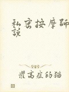 私密按摩师 小说