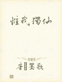 惟我独仙封面