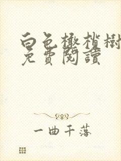 白色橄榄树全文免费阅读封面