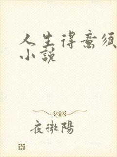 人生得意须纵欢小说
