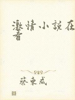 激情小说在线观看封面