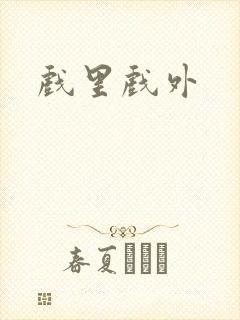 戏里戏外封面