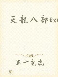 天龙八部txt封面