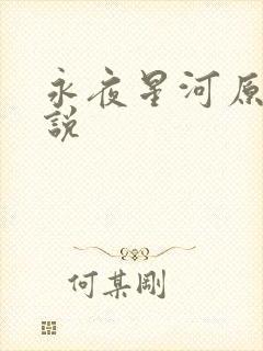 永夜星河原著小说封面
