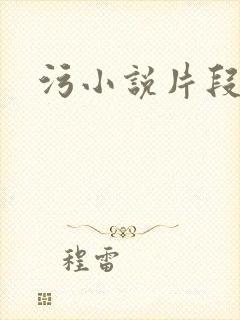 污小说片段