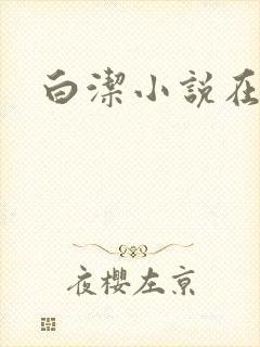 白洁小说在线封面