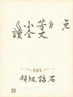 《小芳》免费阅读全文