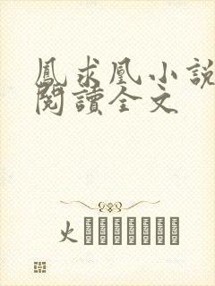 凤求凰小说免费阅读全文