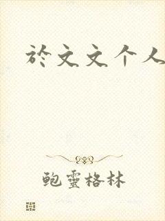 于文文个人简历