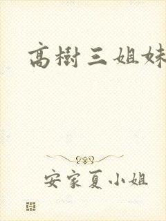 高树三姐妹小说封面