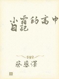 小霜的高中成长日记