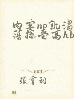 肉宴np饥渴放荡总受高hbl封面