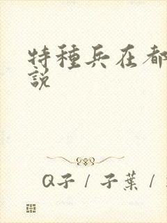 特种兵在都市小说