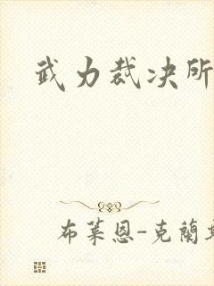 武力裁决所