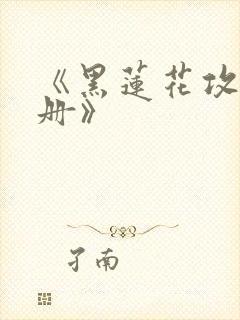 《黑莲花攻略手册》封面