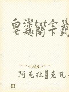 白洁txt全集笔趣阁下载