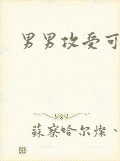 男男攻受可亲封面