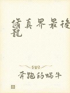 修真界最后一条龙