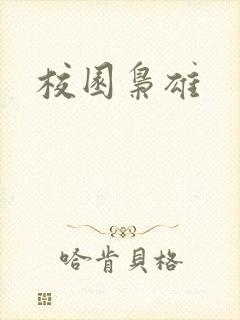 校园枭雄封面