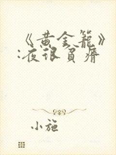 《黄金笼》作者:夜很贫瘠