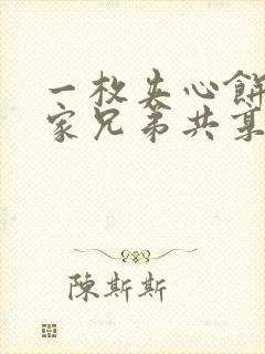一枚夹心饼被祝家兄弟共享后封面