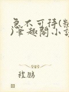 急不可待(糙汉)笔趣阁小说内容封面
