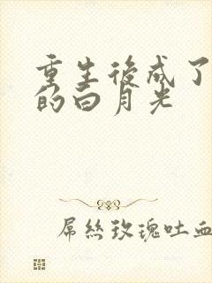 重生后成了皇帝的白月光
