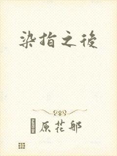 染指之后封面