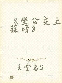 《坐公交上班的苏晴》封面