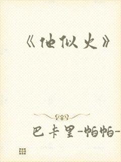 《他似火》封面
