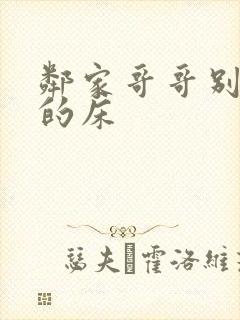 邻家哥哥别上我的床