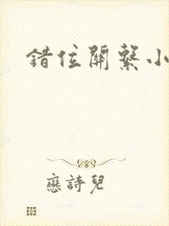错位关系小说