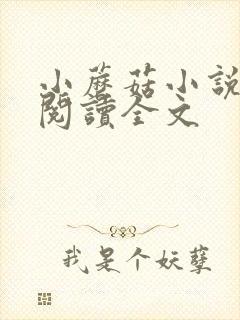 小蘑菇小说免费阅读全文