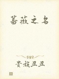 蔷薇之名