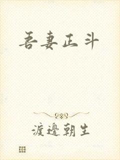 吾妻正斗封面