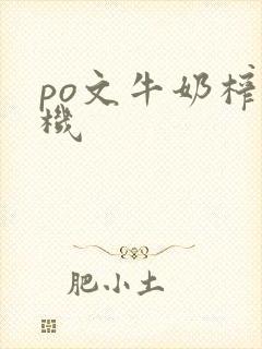 po文牛奶榨汁机封面