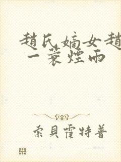 赵氏嫡女赵姝玉 一蓑烟雨封面
