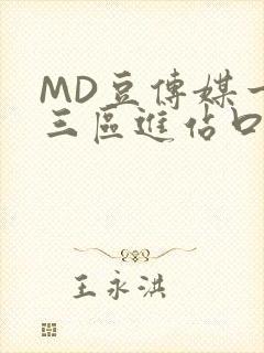 MD豆传媒一二三区进站口