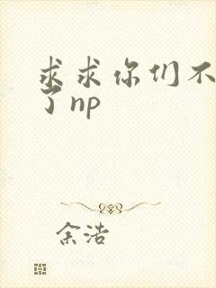 求求你们不要做了np