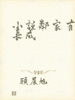 小说邻家有女初长成封面