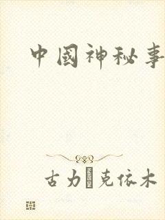 中国神秘事件录封面