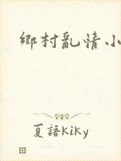 乡村乱情小说