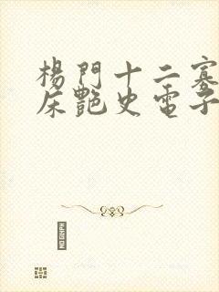 杨门十二寡妇肉床艳史电子书