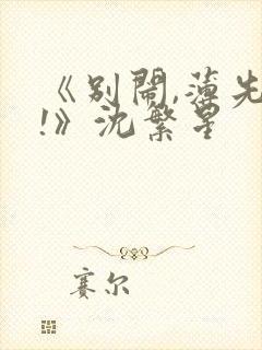 《别闹,薄先生!》沈繁星