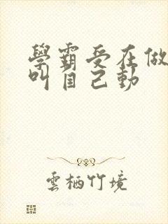 学霸受在做作业叫自己动