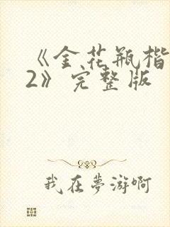 《金花瓶楷梅花2》完整版