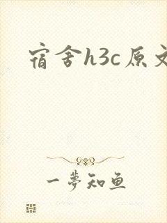 宿舍h3c原文