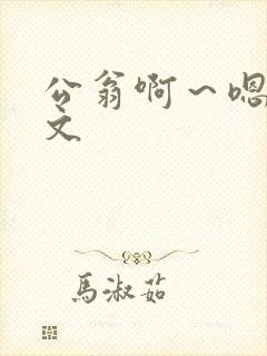 公翁啊～嗯啊h文