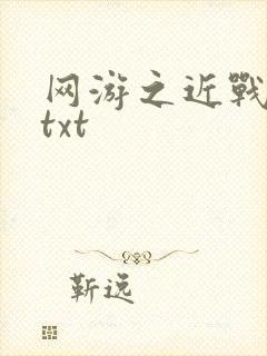网游之近战法师txt