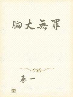 胸大无罪封面